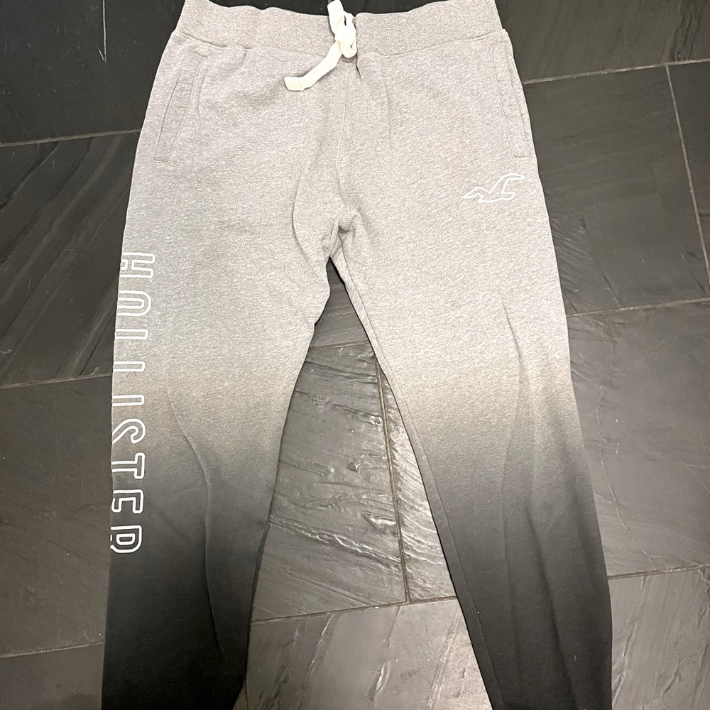 Hollister Guys Fleece Jogger - Grey Ombré